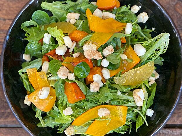 RECEPT: Letní dýňový salát s Mixit sýry