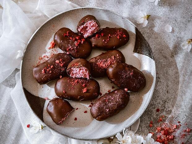 Recept: Malinové Bounty tyčinky