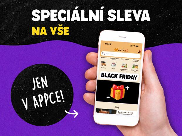 Speciální Black Friday slevy v Mixit aplikaci