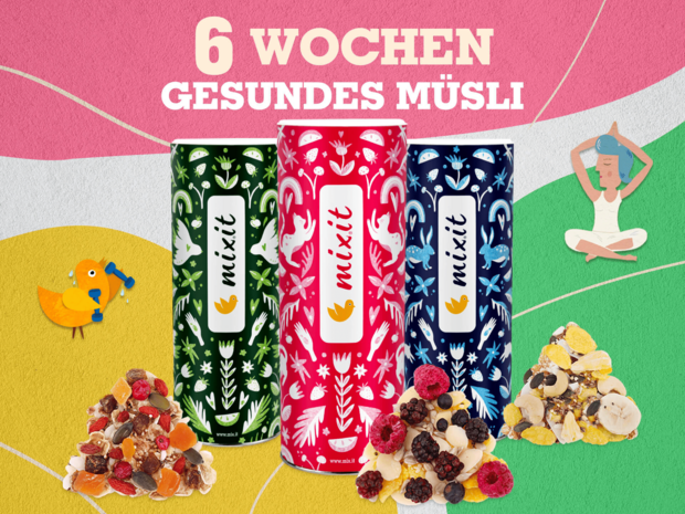 Ausgewogenes Frühstück mit Mixit