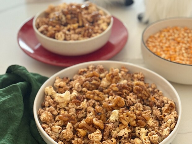Pop-corn caramel–cannelle aux noix : comment le préparer ?
