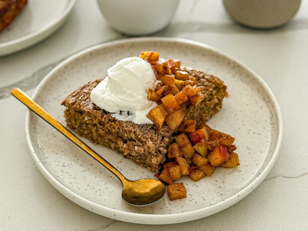 Recept: Zabkása kicsit másképp: Próbáld ki a sült zabkását reggelire (baked oats)