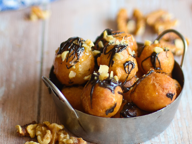 Recept: Loukoumades, a görög fánkgolyó