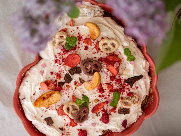 Recept: Egyszerű gyümölcs torta