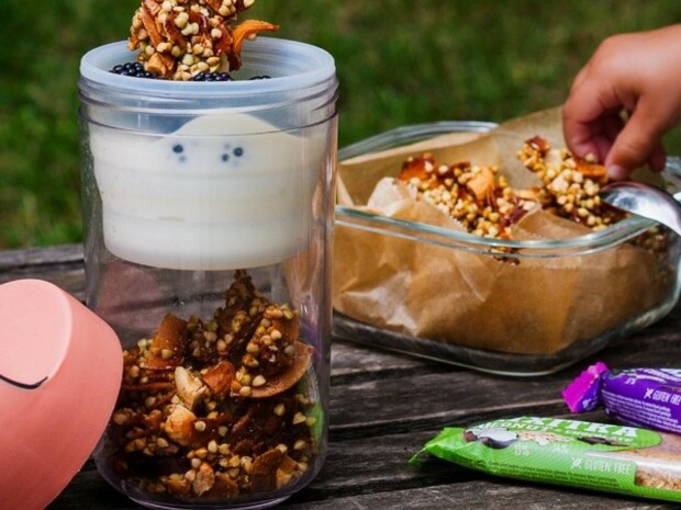 Recept: Kókuszos hajdinás clusters
