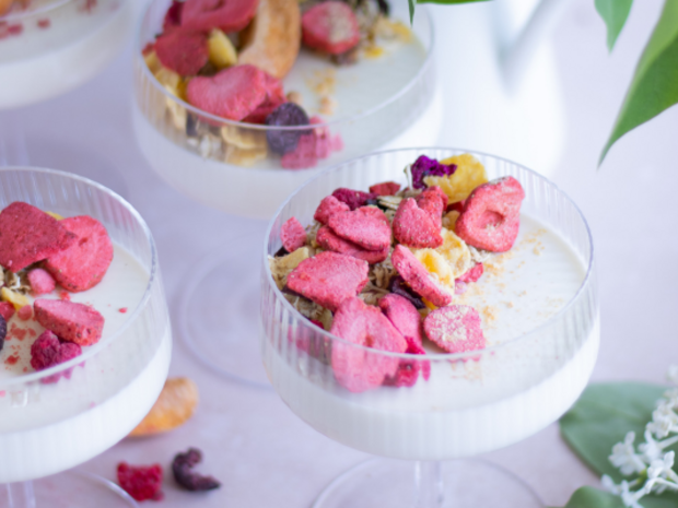Panna cotta cu vanilie
