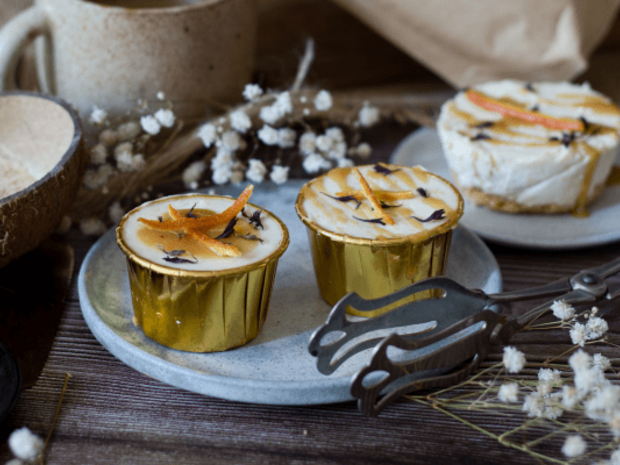 Mini cheesecake-uri cu lămâie și baobab