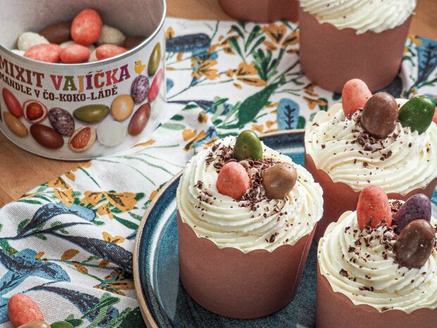 Cupcake de Vanilie de Paște