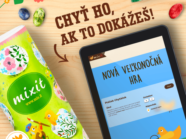 Nová veľkonočná hra - Vtáčik Chytáčik!
