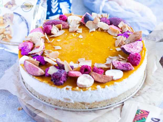 Najlepší letný dezert? Svieži kokosovo-mangový cheesecake!
