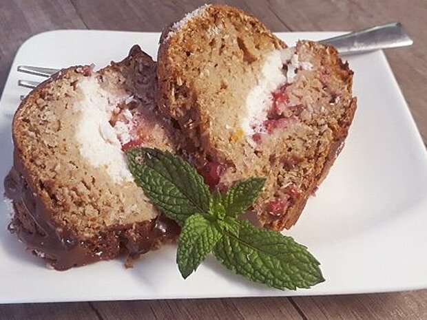 Recept: Fit bábovka s Mixitellou