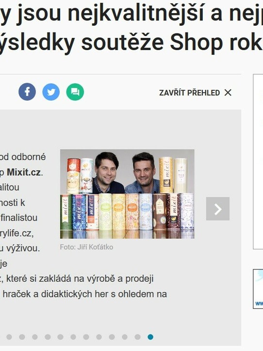 Které e-shopy jsou nejkvalitnější a nejpopulárnější? Projděte si výsledky soutěže Shop roku
