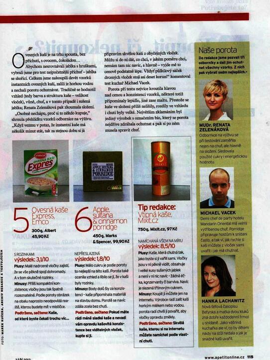 Apetit: ovesné kaše