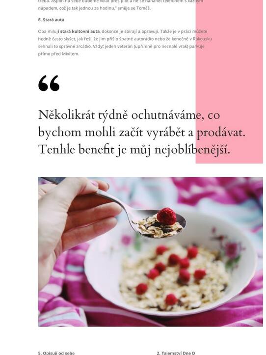 Tajemství i drby: 7 věcí, které jste o Mixitu rozhodně ještě nečetli (a neochutnali)