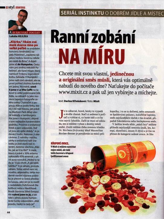 Instinkt: Ranní zobání NA MÍRU