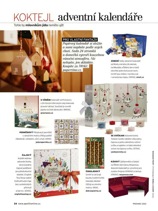 KOKTEJL - adventní kalendáře