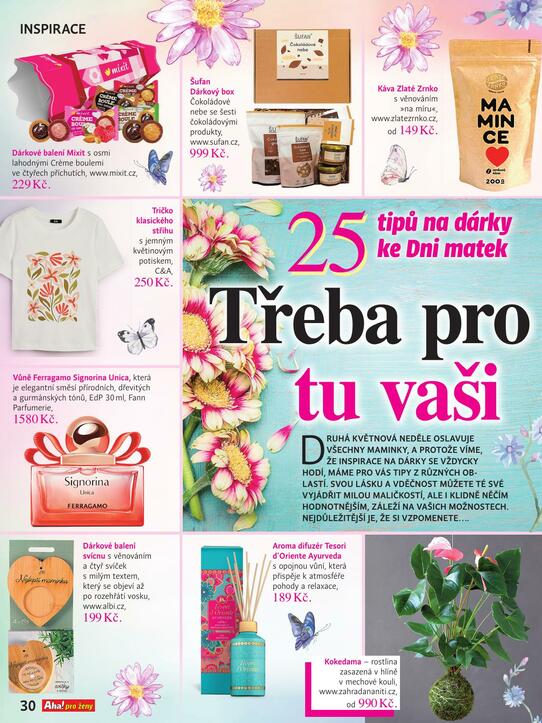 25 tipů na dárky ke Dni matek Třeba pro tu vaši