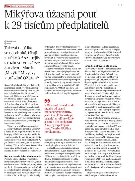Mikýřova úžasná pouť k 29 tisícům předplatitelů