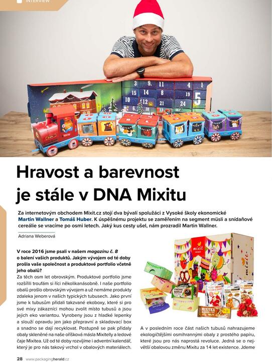 Hravost a barevnost je stále v DNA Mixitu