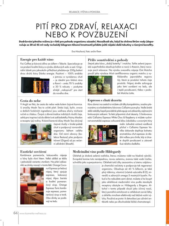 PITÍ PRO ZDRAVÍ, RELAXACI NEBO K POVZBUZENÍ