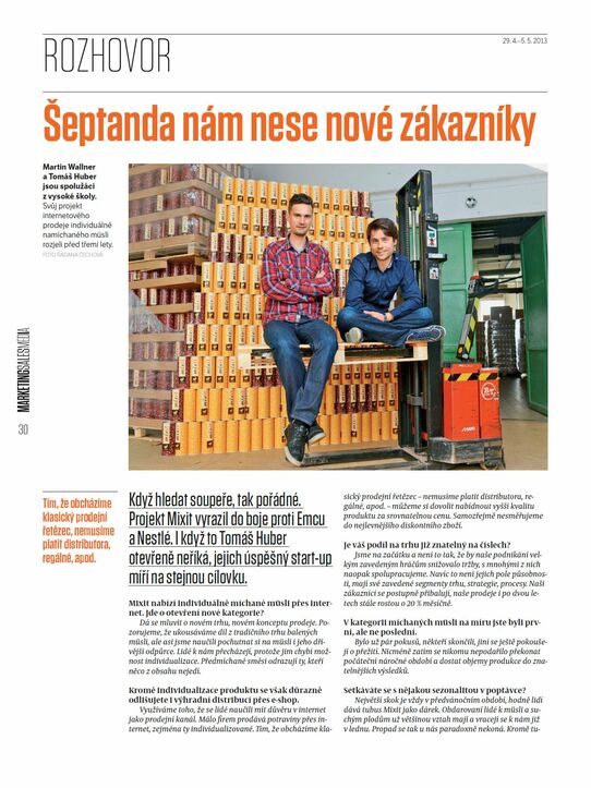 MarketingSalesMedia: Šeptand nám nese nové zákazníky