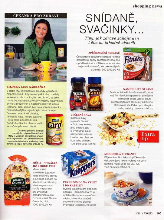 Burda: Snídaně, svačinky...