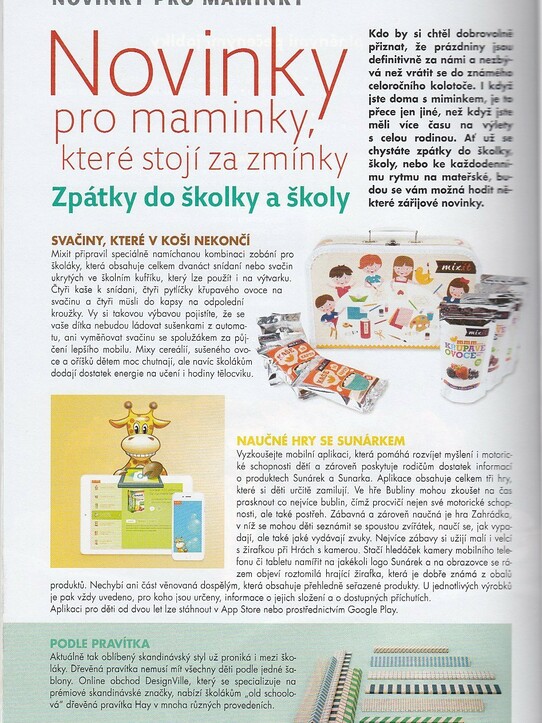 Miminko: SVAČINY, KTERÉ V KOŠI NEKONČÍ 