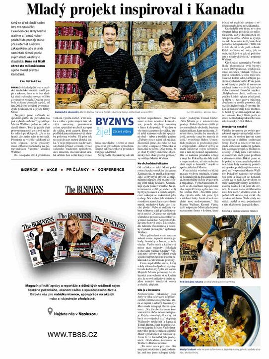 Lidové noviny: Mladý projekt inspiroval i Kanadu