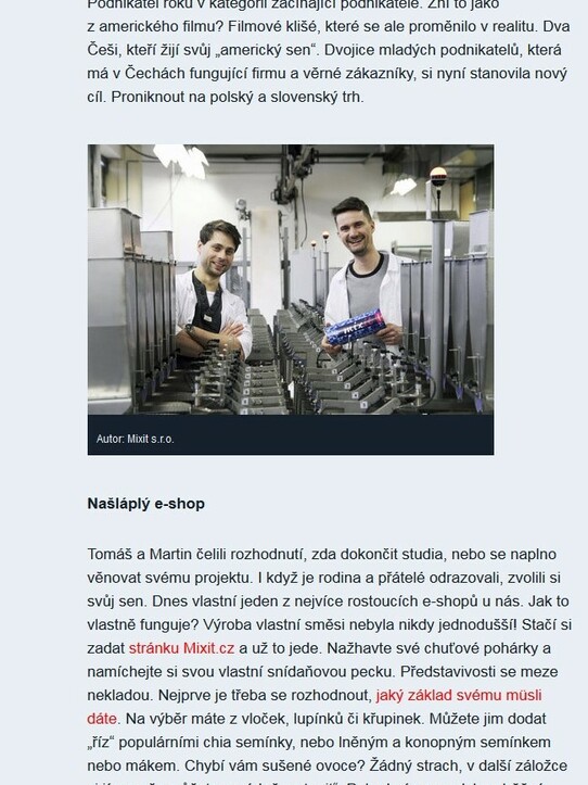 blesk.cz: Jak si snadno namíchat zdravou snídani?