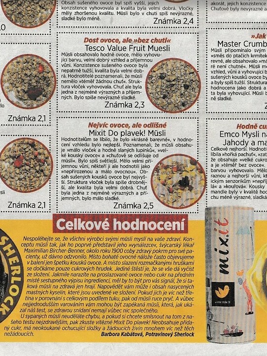 Blesk: Bez ovoce a plná cukru!