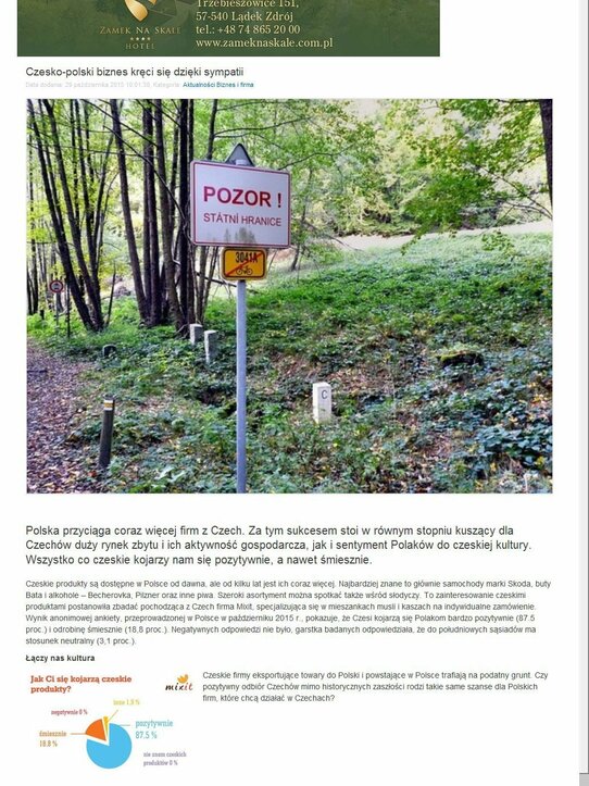 Naszbiznes24.pl: Czesko-polski biznes kręci się dzięki sympatii