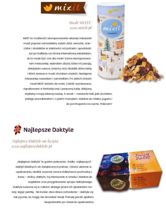 Kwartalnik Laktacyjny: Musli Mixit