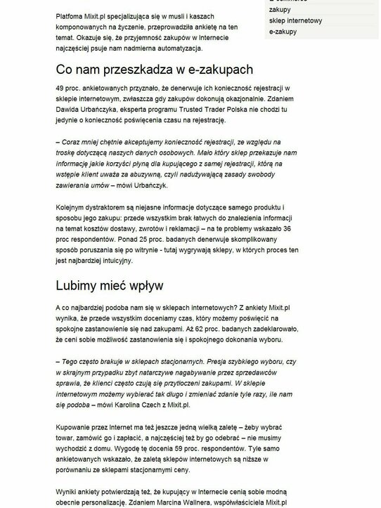 Nowymarketing.pl: Chwytliwa domena to nie wszystko! Co lubimy, a czego nie w sklepach internetowych