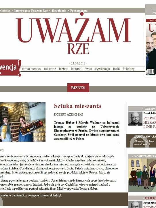 Uwazamrze.pl: Sztuka mieszania