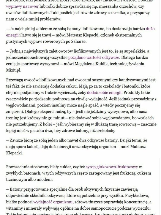 Zwierciadlo.pl: Wiosenna wycieczka na rower i rolki – co zabrać?