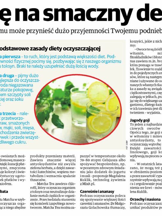 Gazeta Lubuska: Skuś się na smaczny detoks