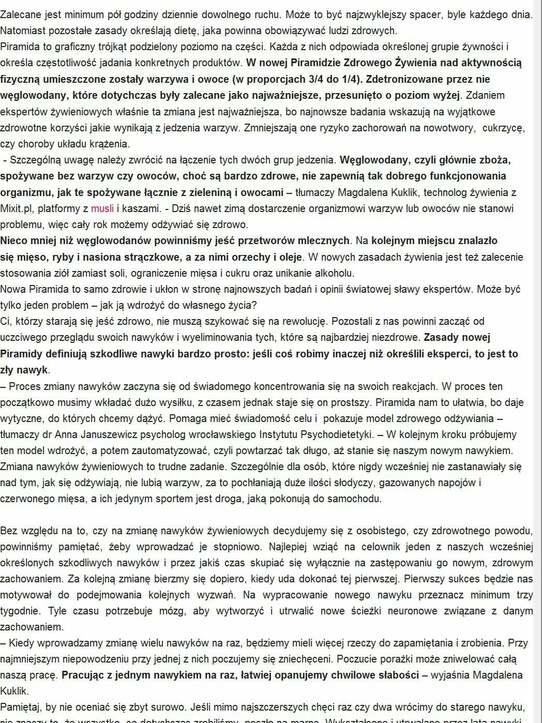 Polki.pl: Nowa Piramida Zdrowego Żywienia – co się zmieniło?