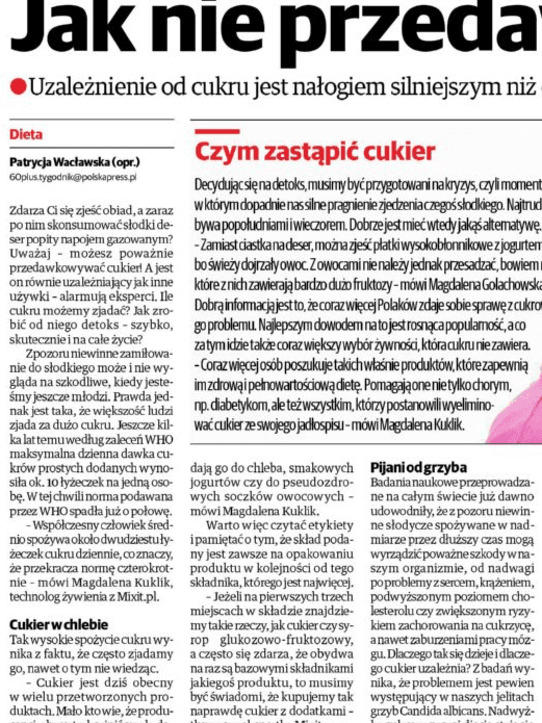 Jak nie przedawkować cukru