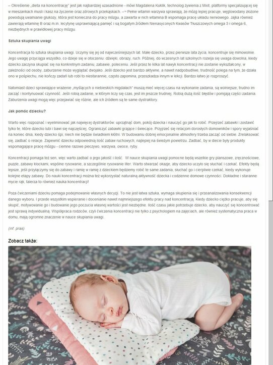 Jak dbać o koncentrację u dzieci?