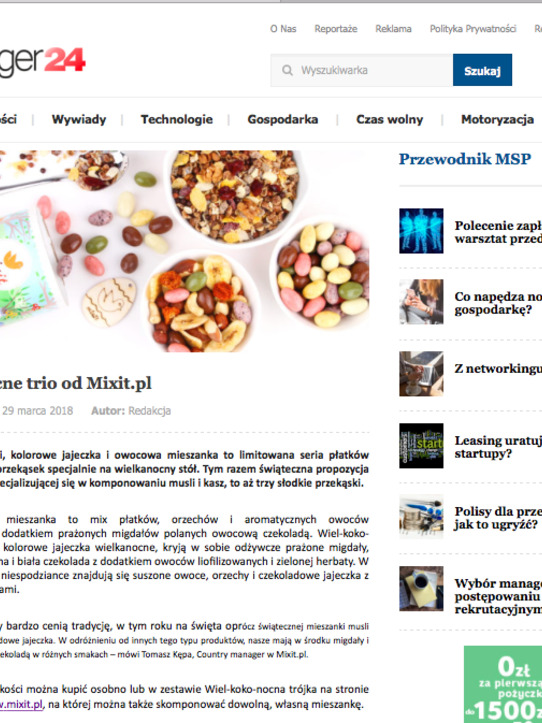 Wielkanocne trio od Mixit.pl