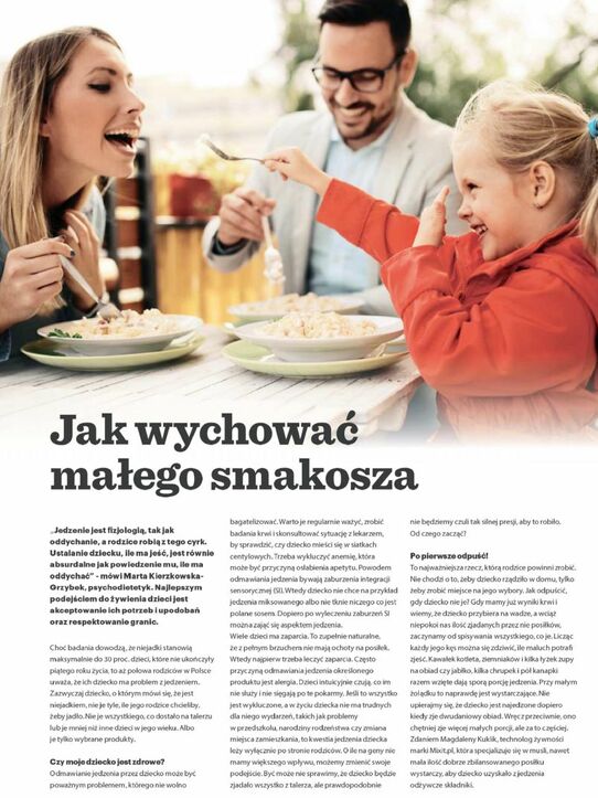 Jak wychować&nbsp;małego smakosza