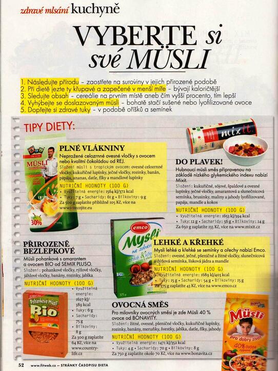 Dieta: Wybierz swoje musli