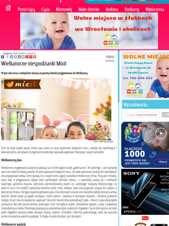 Wielkanocne niespodzianki Mixit