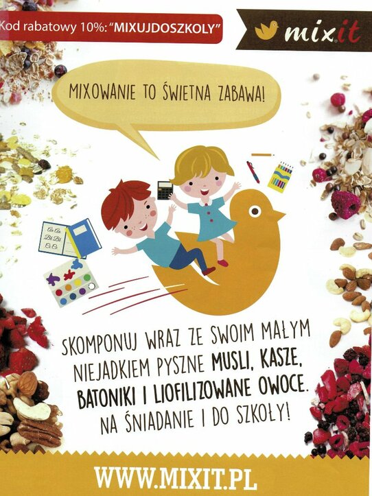 Pyszne kremy Mixitella i Proteinowy Drink Mixit