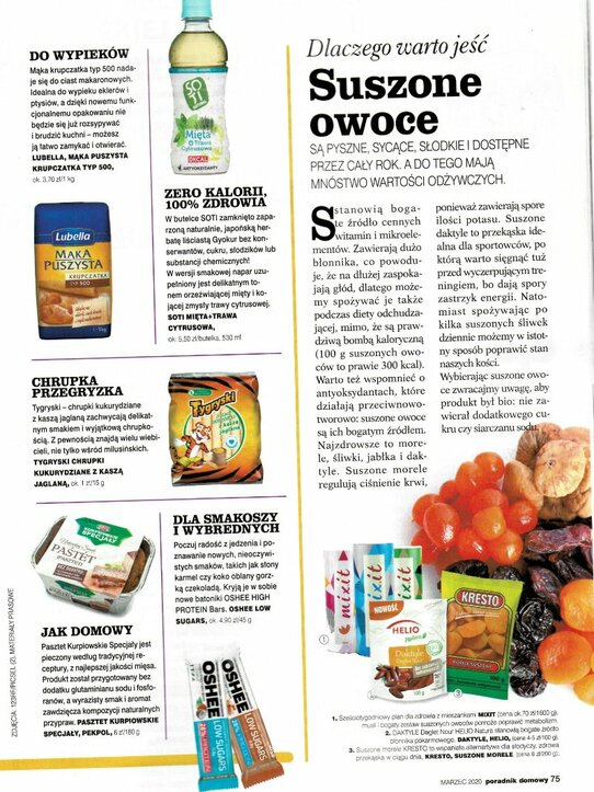 Dlaczego warto jeść suszone owoce