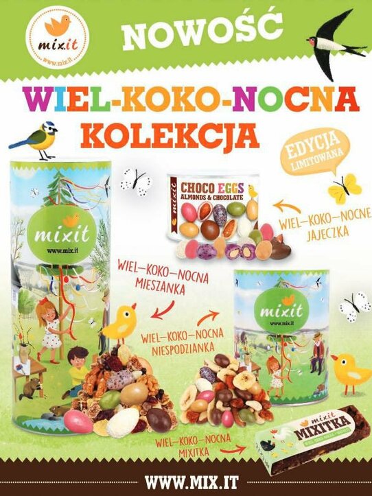 Wielkanocna kolekcja Mixit