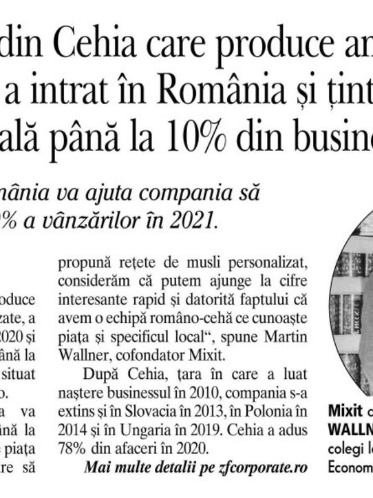 Mixit a intrat în România