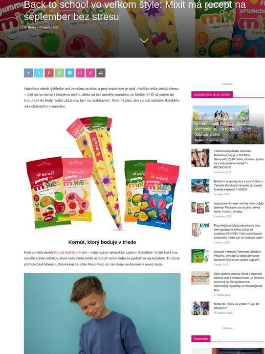 Back to school vo veľkom štýle: Mixit má recept na september bez stresu
