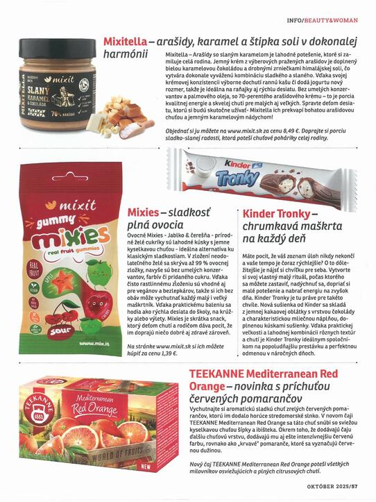 Mixies-sladkosť plná ovocia