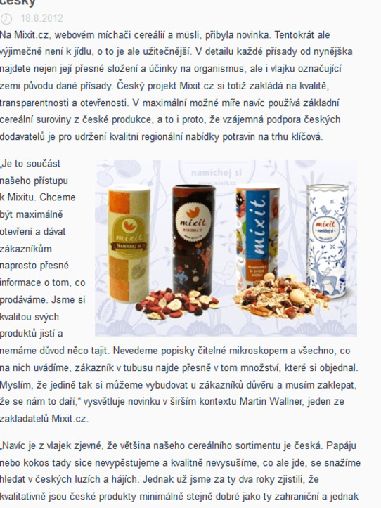 Marketingové Noviny.cz 18. 8. 2012